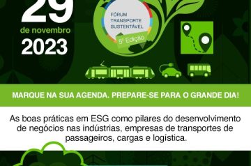 Fórum do Transporte Sustentável no dia 29.11.23 no Transamerica Expo Center em São Paulo
